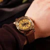 Жіночий годинник Awarder 021 Де би не була Gold-Gold-Brown фото 3