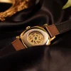 Жіночий годинник Awarder 021 Де би не була Gold-Gold-Brown фото 9