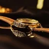 Жіночий годинник Awarder 021 Де би не була Gold-Gold-Brown фото 11