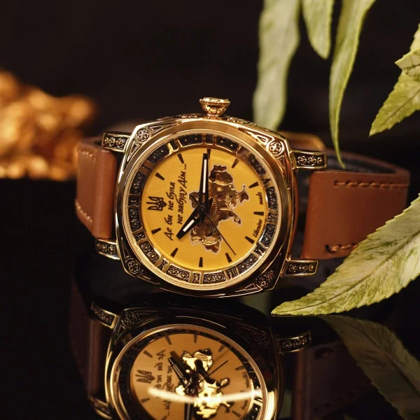 Жіночий годинник Awarder 021 Де би не була Gold-Gold-Brown фото 10