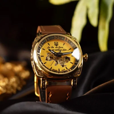 Жіночий годинник Awarder 021 Де би не була Gold-Gold-Brown