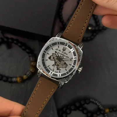 Женские часы Awarder 021 Где бы ни была Silver-Silver-Brown