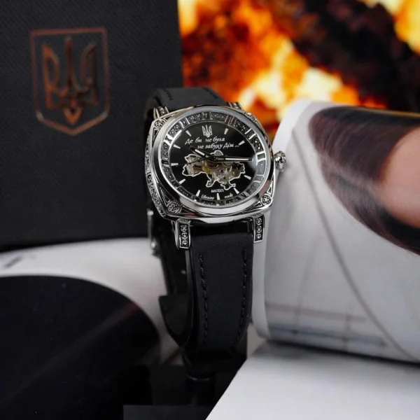 Жіночий годинник Awarder 021 Де би не була Silver-Black-Black фото 5