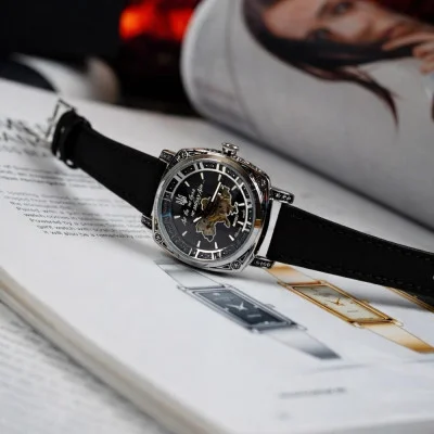 Жіночий годинник Awarder 021 Де би не була Silver-Black-Black