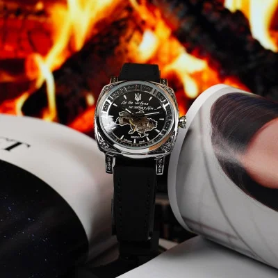 Жіночий годинник Awarder 021 Де би не була Silver-Black-Black