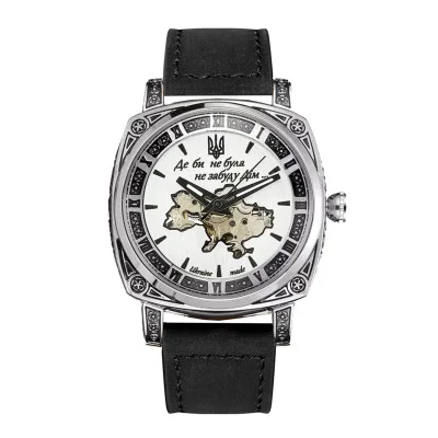 Жіночий годинник Awarder 021 Де би не була Silver-Silver-Black