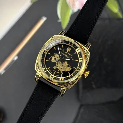 Женские часы Awarder 021 Где бы ни была Gold-Black-Black