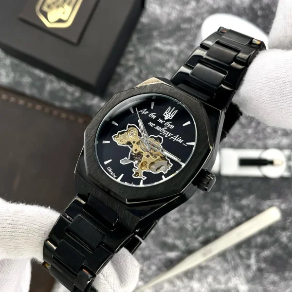 Чоловічий годинник Awarder Octagon Де би не був All Black фото 5