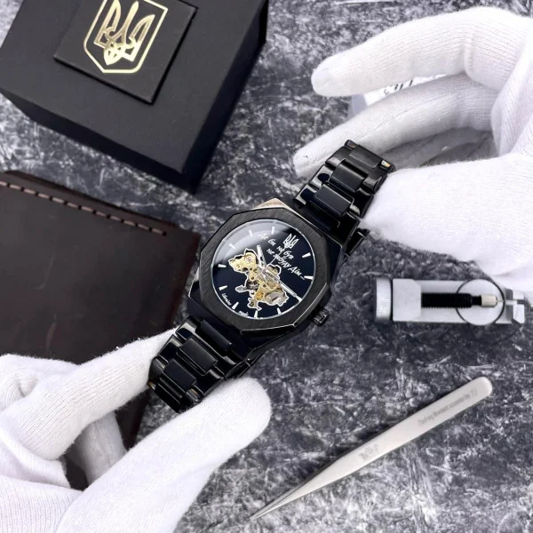 Чоловічий годинник Awarder Octagon Де би не був All Black фото 8