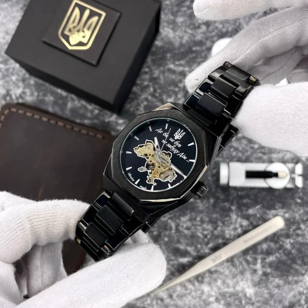 Чоловічий годинник Awarder Octagon Де би не був All Black фото 7