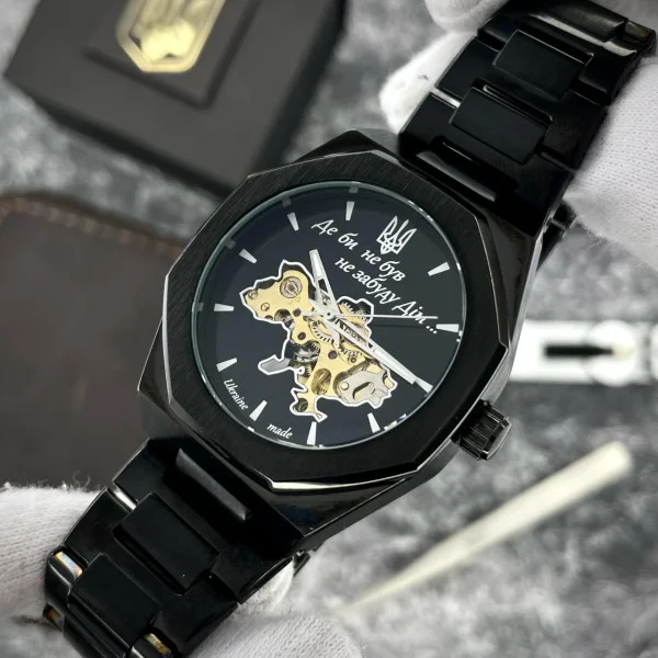 Чоловічий годинник Awarder Octagon Де би не був All Black фото 6