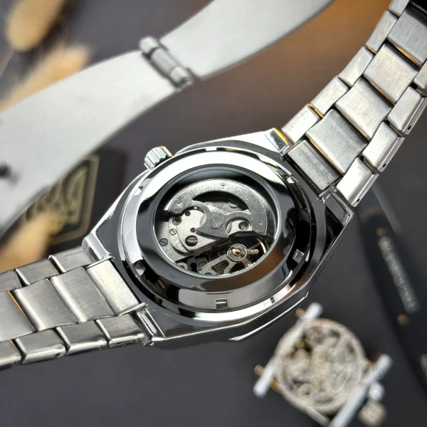 Чоловічий годинник Awarder Octagon Де би не був Silver-Black фото 9