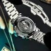 Чоловічий годинник Awarder 022-3D Де би не був Silver-Black Steel фото 9