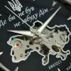 Чоловічий годинник Awarder 022-3D Де би не був Silver-Black Steel фото 8
