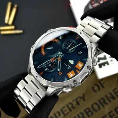 Розумний годинник Modfit Tactic Blaze Silver Steel + ремінець в подарунок