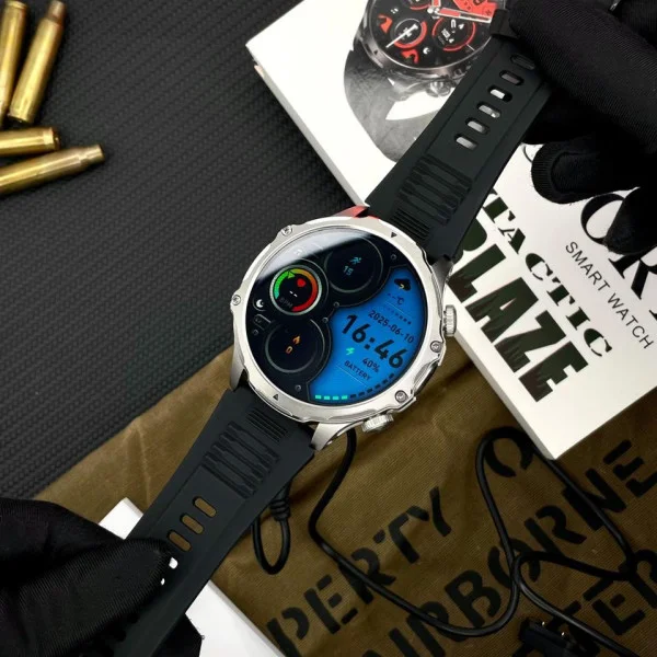 Смарт часы Modfit Tactic Blaze Silver Steel фото 6