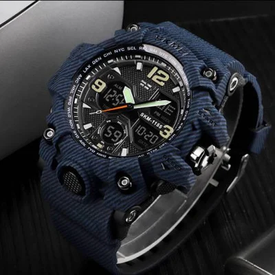 Мужские часы Skmei 1155BDMBK denim black