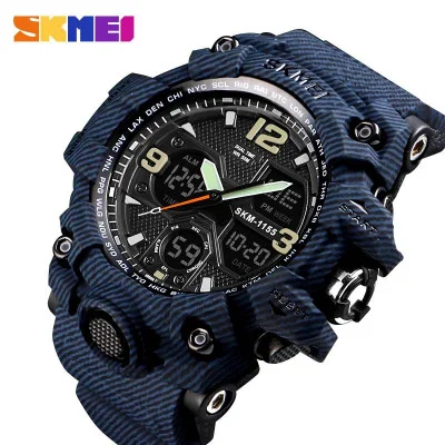 Мужские часы Skmei 1155BDMBK denim black