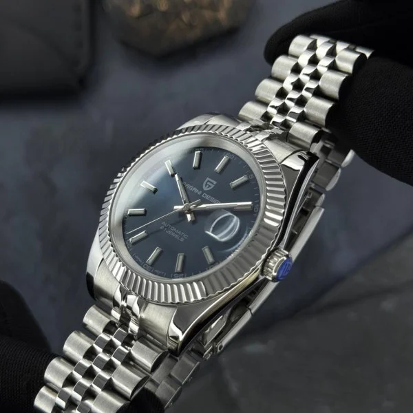 Чоловічий годинник Pagani Design PD-1645 Silver-Blue фото 4
