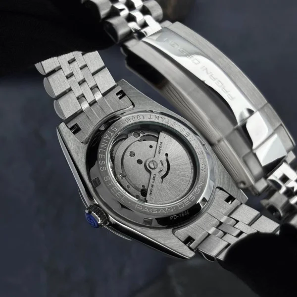 Чоловічий годинник Pagani Design PD-1645 Silver-Blue фото 8