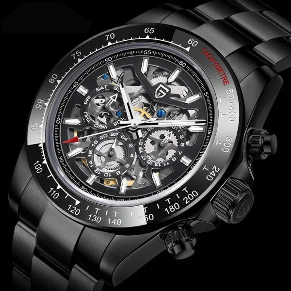 Чоловічий годинник Pagani Design PD-1777 Black фото 4