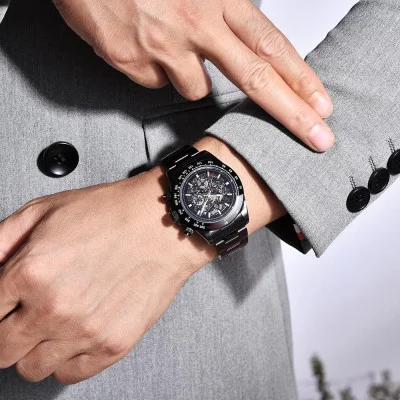 Чоловічий годинник Pagani Design PD-1777 Black