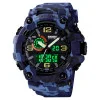 Чоловічий годинник Skmei 1520CMBU camo blue фото 3
