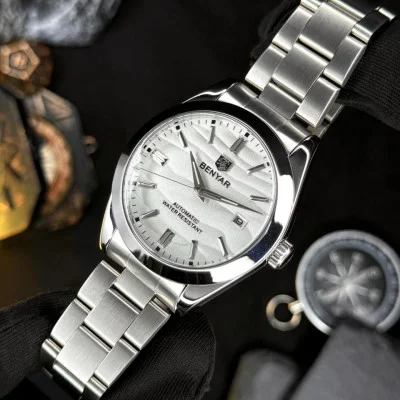 Мужские часы Benyar BY-5208 White