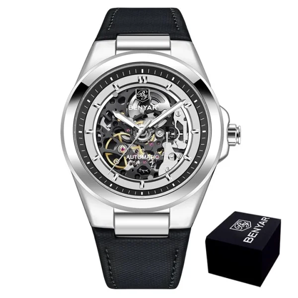 Мужские часы Benyar BY-5207 Black-Silver-White фото 1
