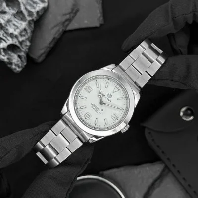 Чоловічий годинник Benyar BY-5177 White