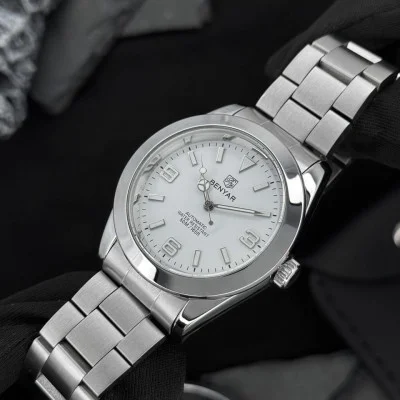 Чоловічий годинник Benyar BY-5177 White