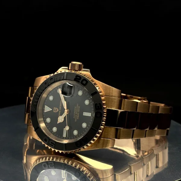 Чоловічий годинник Pagani Design PD-1651 Gold-Black фото 7