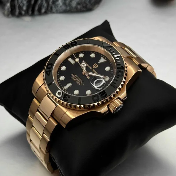 Чоловічий годинник Pagani Design PD-1651 Gold-Black фото 9