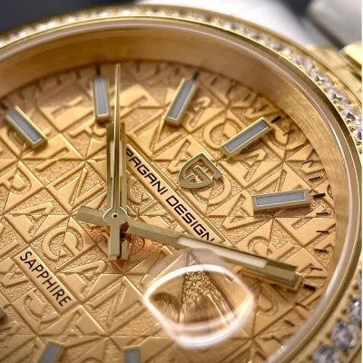 Чоловічий годинник Pagani Design PD-1794M Silver-Gold-Gold