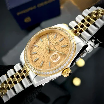 Чоловічий годинник Pagani Design PD-1794M Silver-Gold-Gold