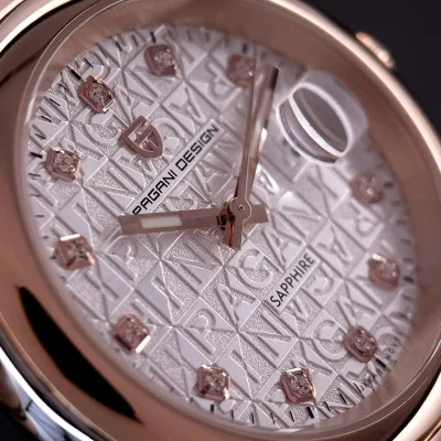 Чоловічий годинник Pagani Design PD-1794M Silver-Rose Gold-White