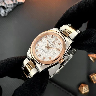 Чоловічий годинник Pagani Design PD-1794M Silver-Rose Gold-White