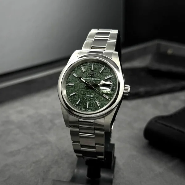 Чоловічий годинник Pagani Design PD-1794M Silver-Green фото 6