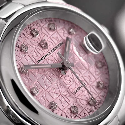 Женские часы Pagani Design PD-1794L Silver-Pink