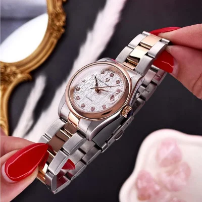 Pagani Design PD-1794L Silver-Rose Gold-White