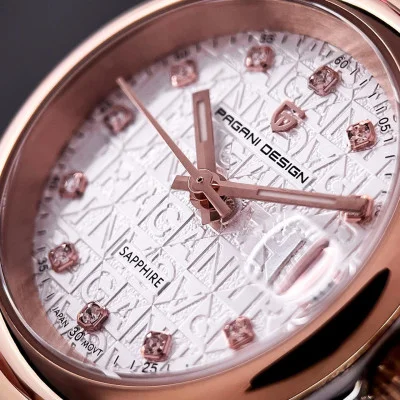 Женские часы Pagani Design PD-1794L Silver-Rose Gold-White