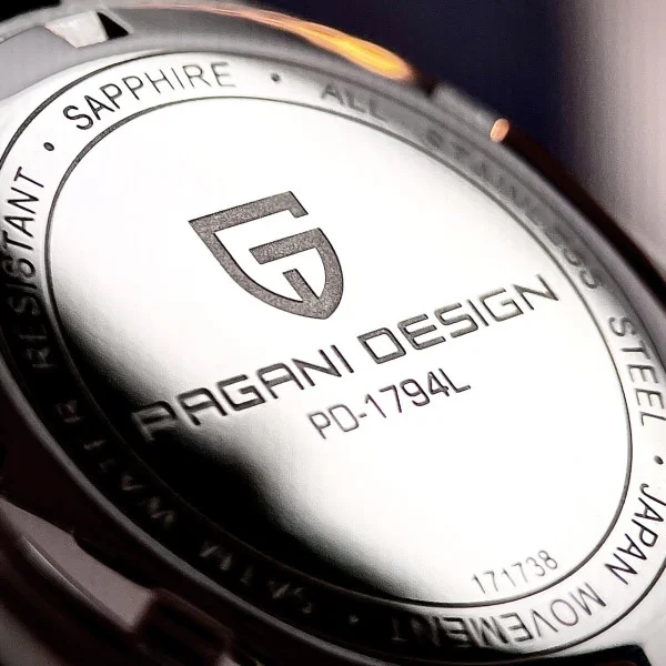 Женские часы Pagani Design PD-1794L Silver-Rose Gold-Blue фото 8