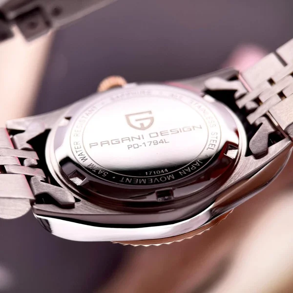 Жіночий годинник Pagani Design PD-1794L Silver-Rose Gold-Blue фото 8