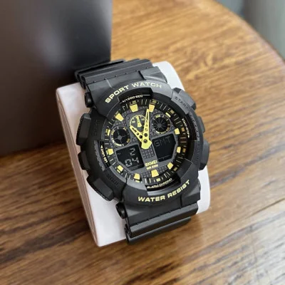 Мужские часы Skmei 1832BKGD black/gold