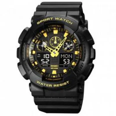 Чоловічий годинник Skmei 1832BKGD black/gold