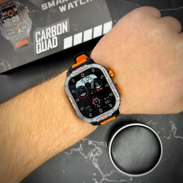 Смарт часы Modfit Carbon Quad Orange фото 3