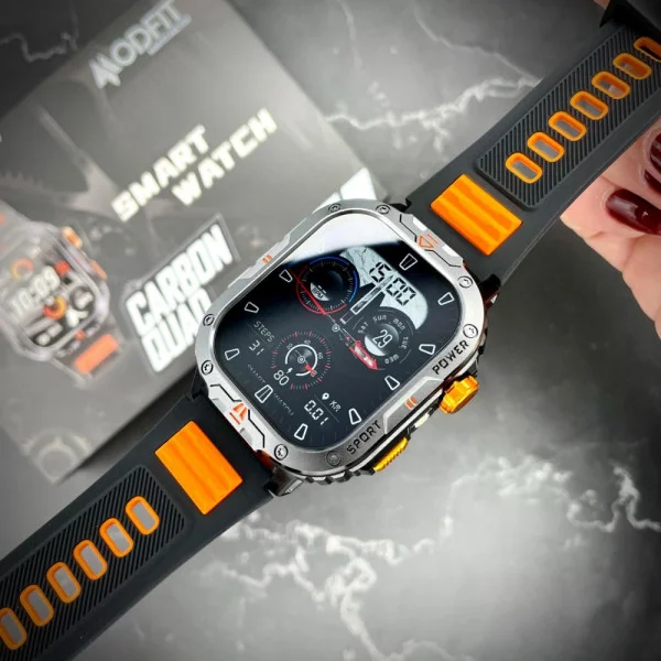 Смарт часы Modfit Carbon Quad Orange фото 4