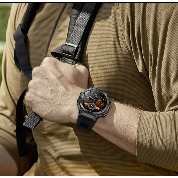 Розумний годинник Modfit Titan-X Black Silica фото 4
