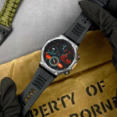 Розумний годинник Modfit Titan-X Black Silica