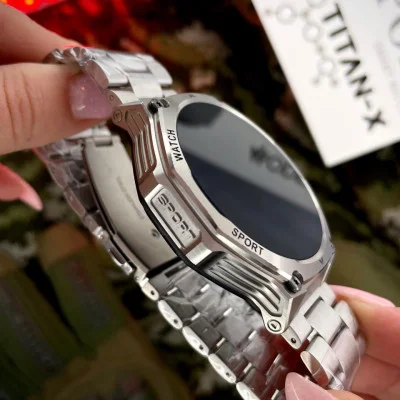 Смарт часы Modfit Titan-X Silver Steel